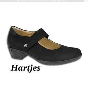 Hartjes women's Black Nubuck Size 6